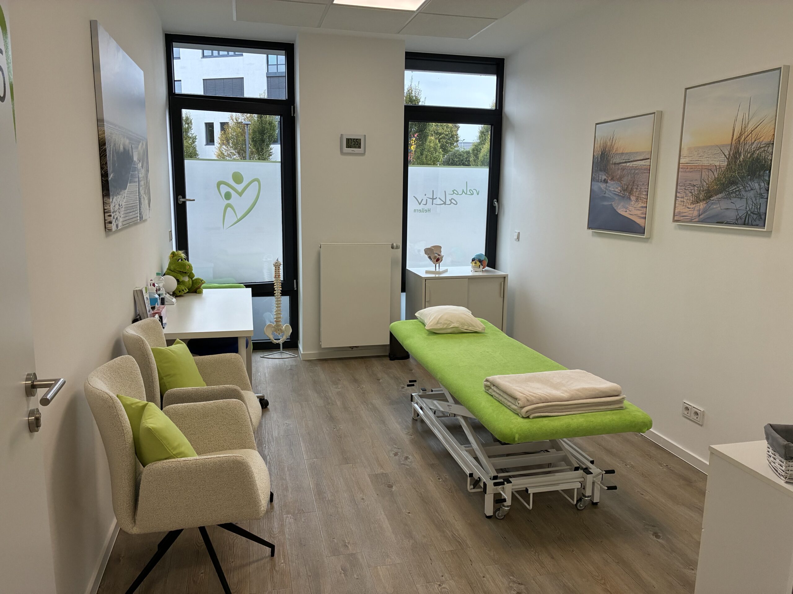 Behandlung einer Patientin, Osteopathie in Osnabrück